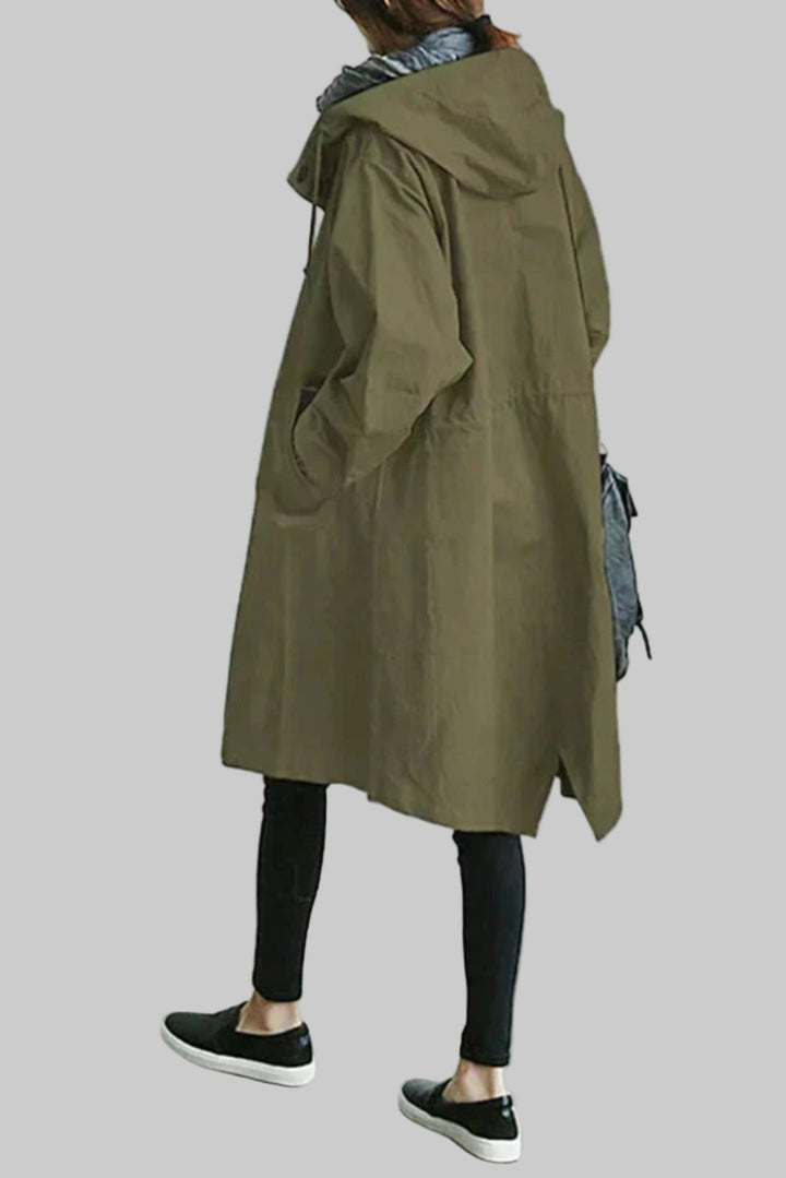 Women's Trendy Oversized Jacket | Hooded Relaxed Fit Lifestyle