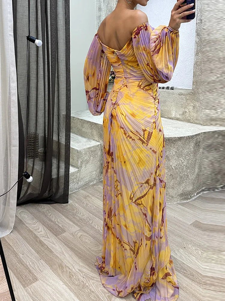 Women's V-Neck Maxi Dress | Wedding Guest Wrap Bodice Detail
